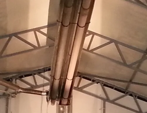 Strahlungsrohr Moderne Büroheizung